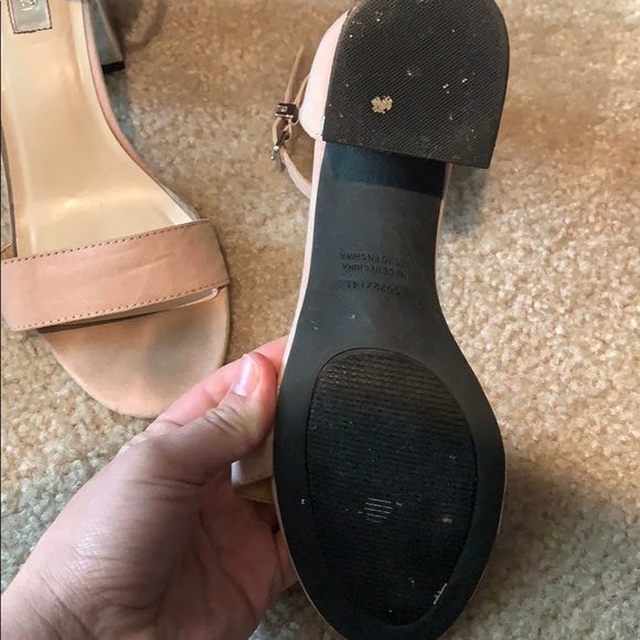 Small Heel Sandals - Cream - Picture 4 of 4